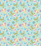 Rockos Modern Life Shapes Cotton Fabric