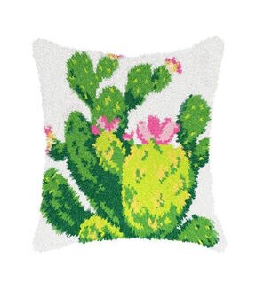 Orchidea 16 Cactus Latch Hook Cushion Kit 4190