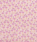 Novelty Cotton Fabric Flamingo Traffic