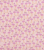 Novelty Cotton Fabric Flamingo Traffic