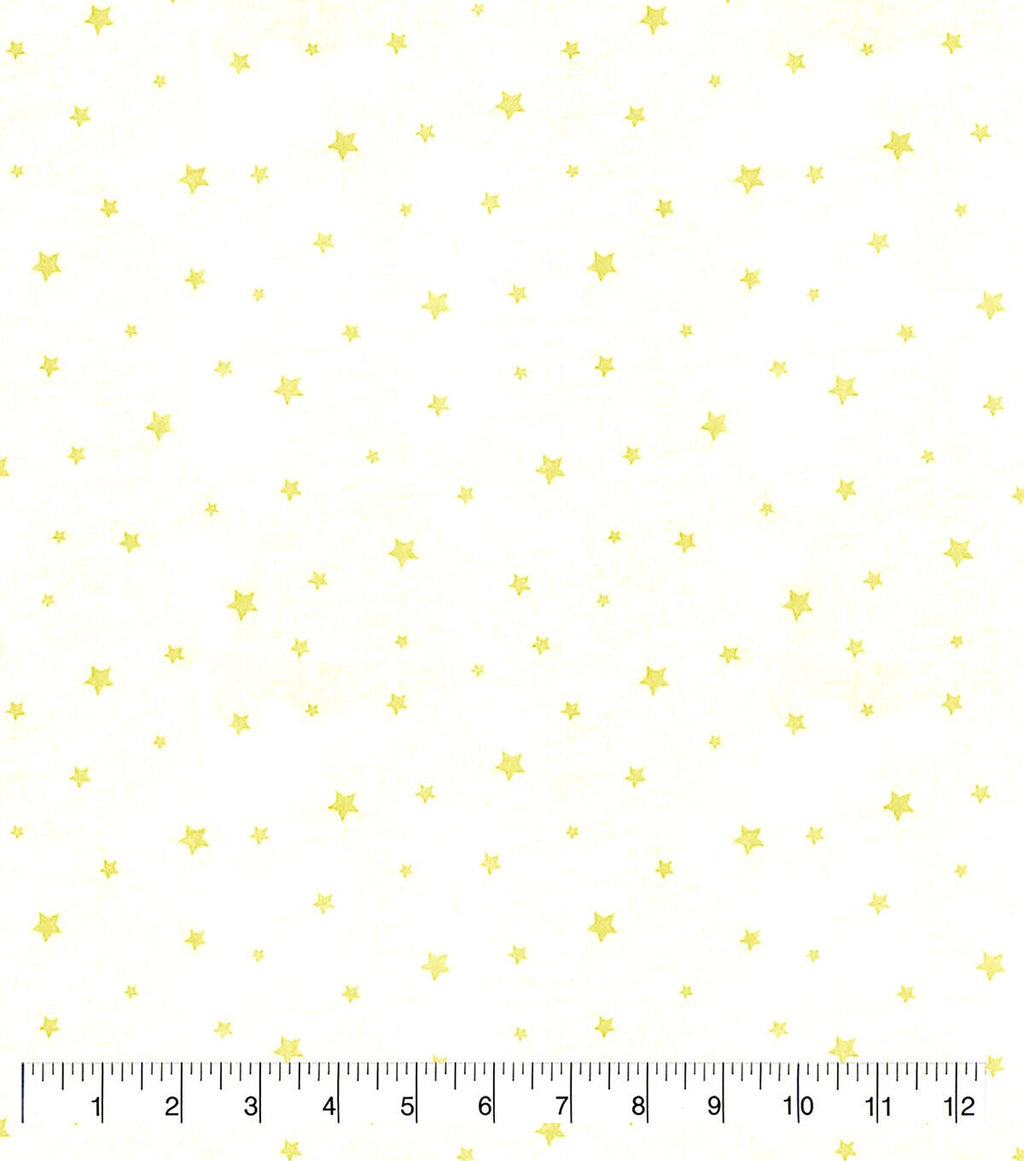 Stars 108 Wide Flannel Fabric