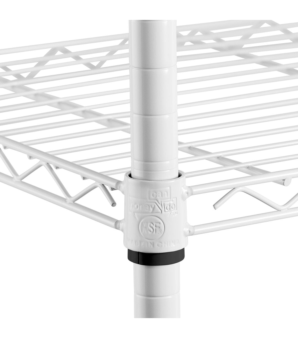 Honey Can Do 36 x 72 White 5 Tier Adjustable Shelving Unit 200lbs