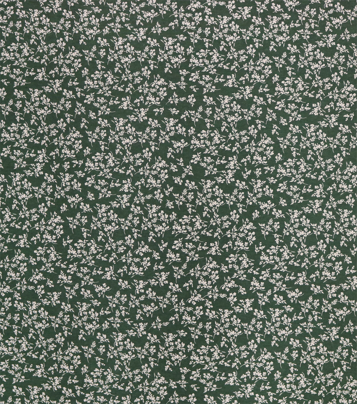 Floral Green 108 Wide Flannel Fabric