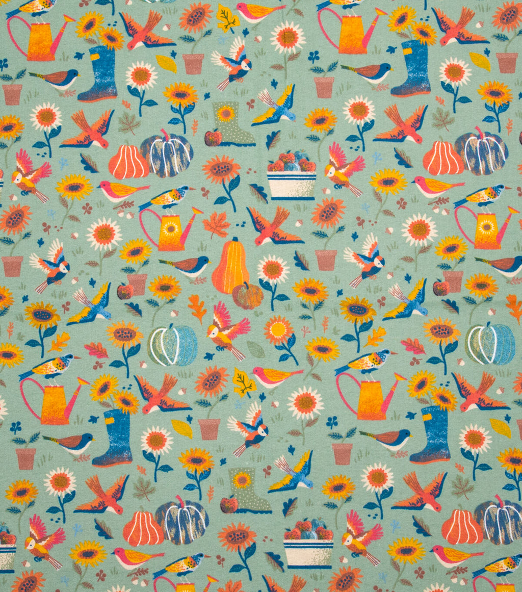 Fall Garden Super Snuggle Flannel Fabric