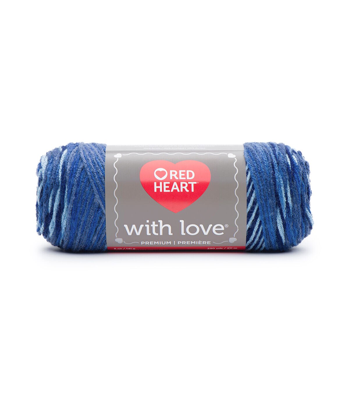Red Heart With Love 370yds Worsted Acrylic Yarn