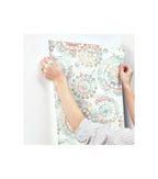 RoomMates Wallpaper Orange & Blue Bohemian
