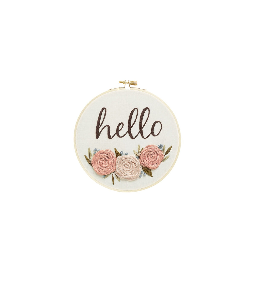 Leisure Arts 6 Hello Embroidery Kit