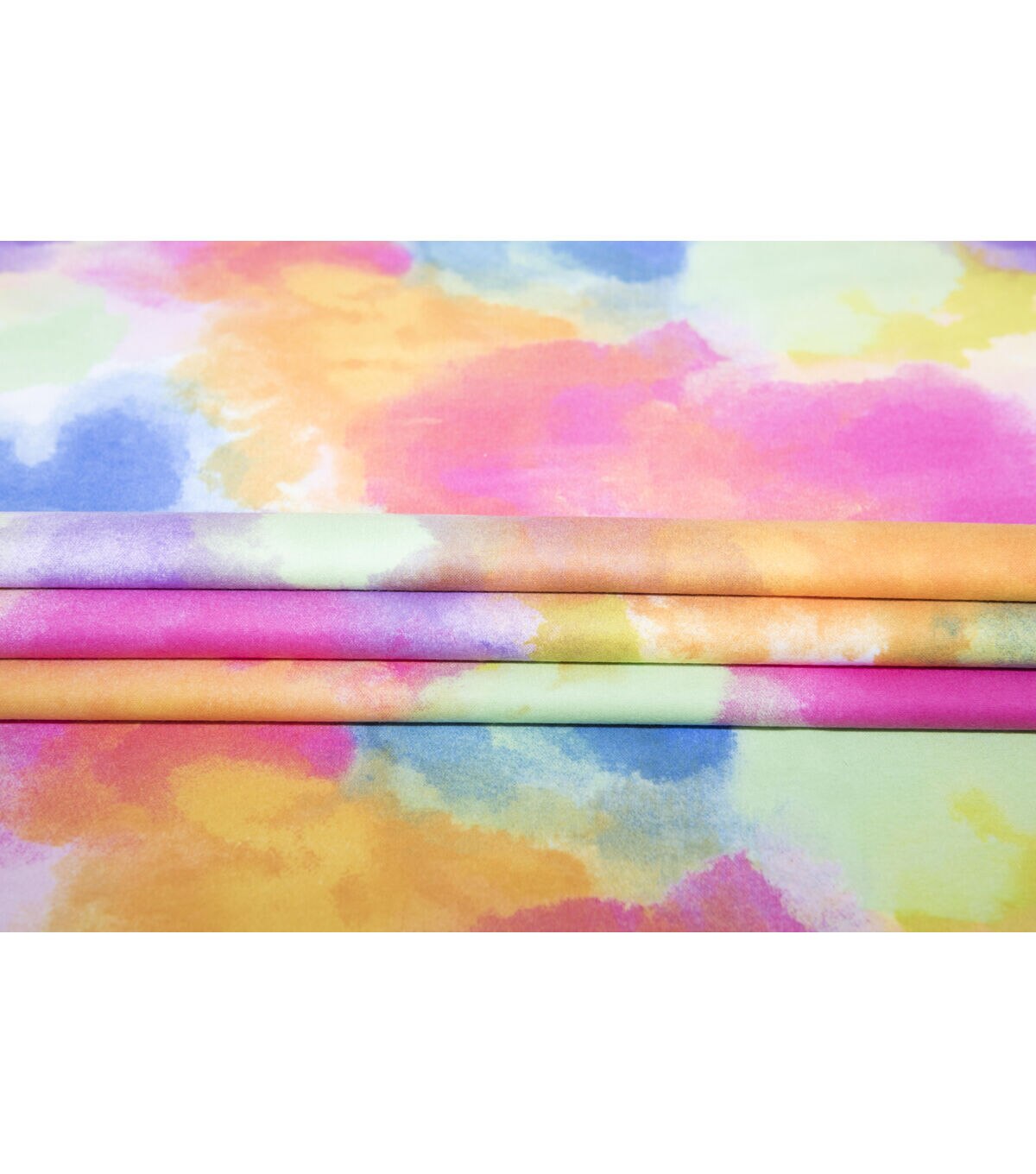 Super Snuggle Multi Color Jelly Tie Dye Flannel Fabric