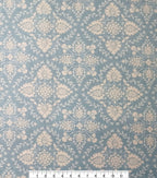 Blue Damask Super Snuggle Flannel Fabric