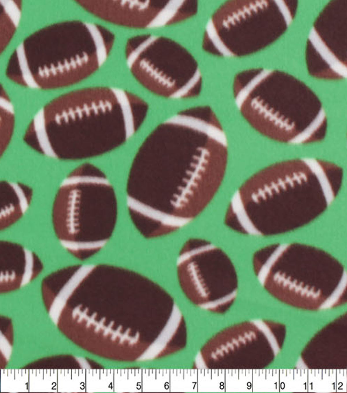 Football Blizzard Fleece Fabric