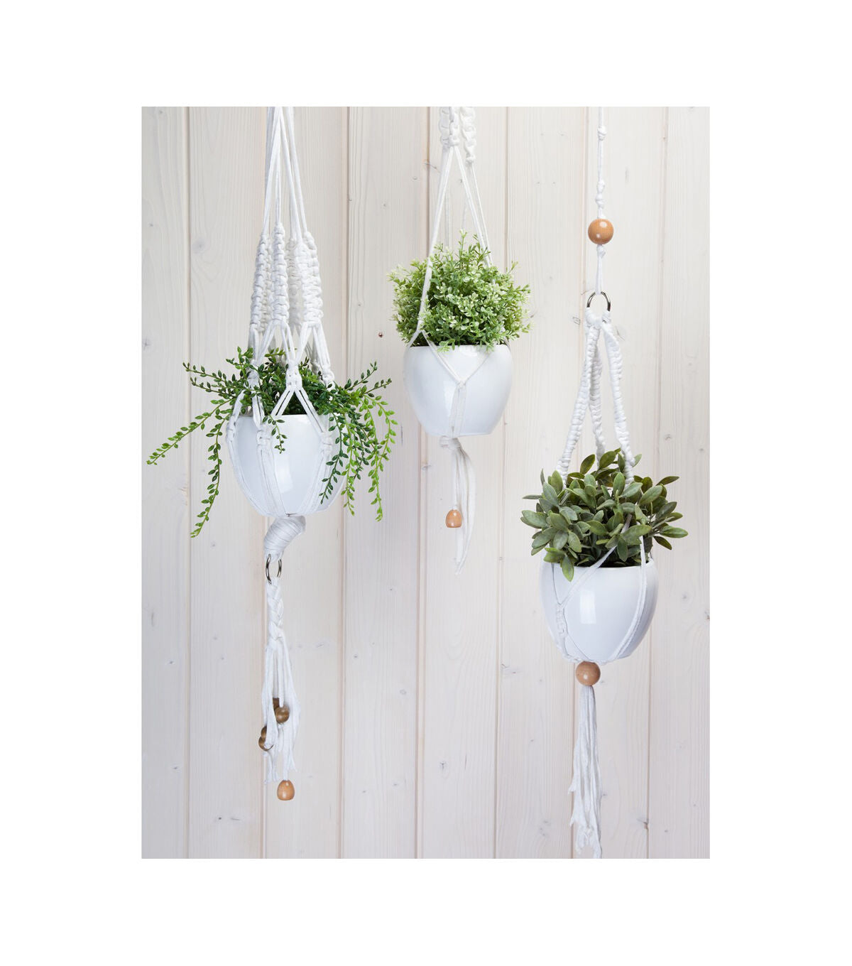 Hoooked Zpagetti Black Macrame Hanging Basket Kit