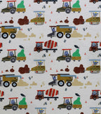 Animal Construction Super Snuggle Flannel Fabric