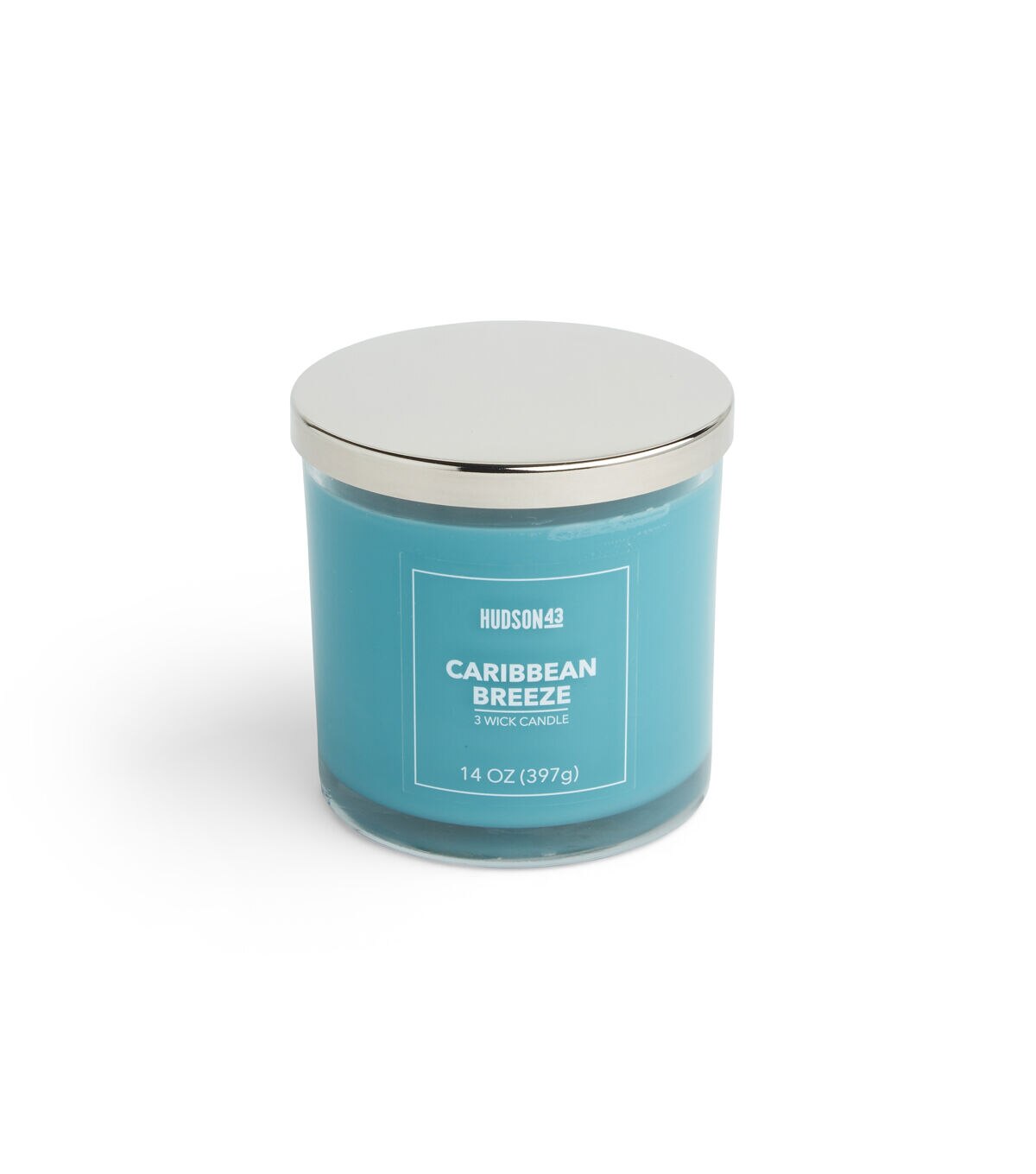 14oz Caribbean Breeze Scented Jar Candle by Hudson 43