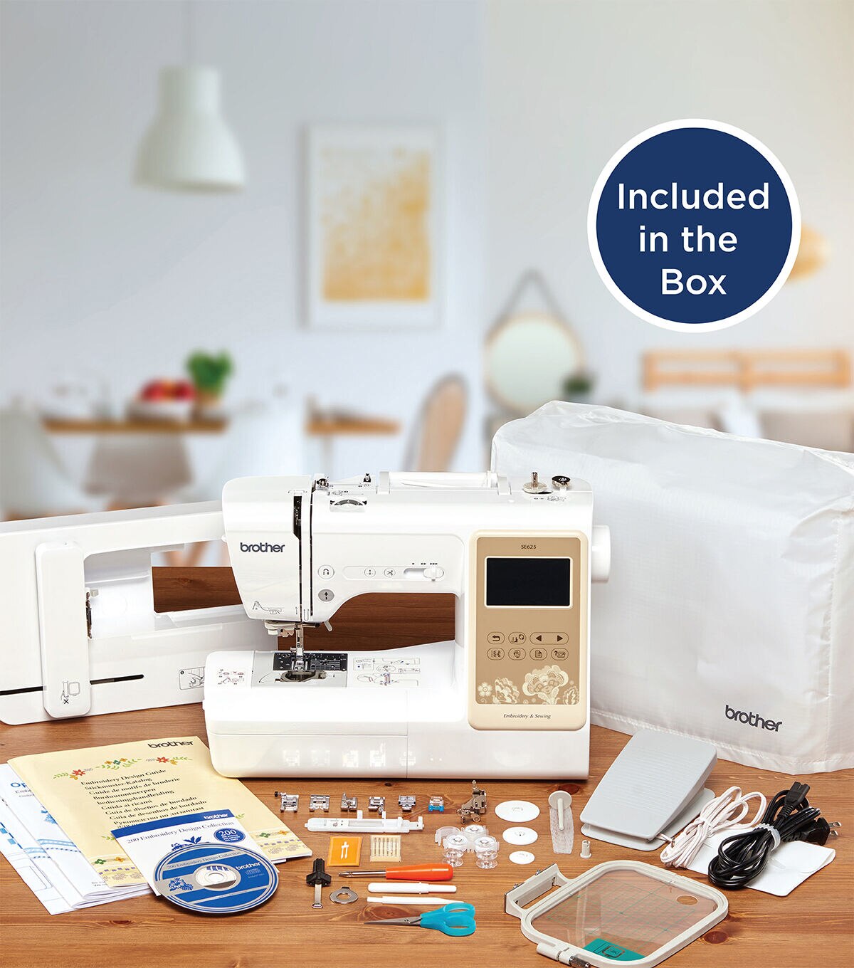 Brother SE625 Computerized Sewing and Embroidery Machine
