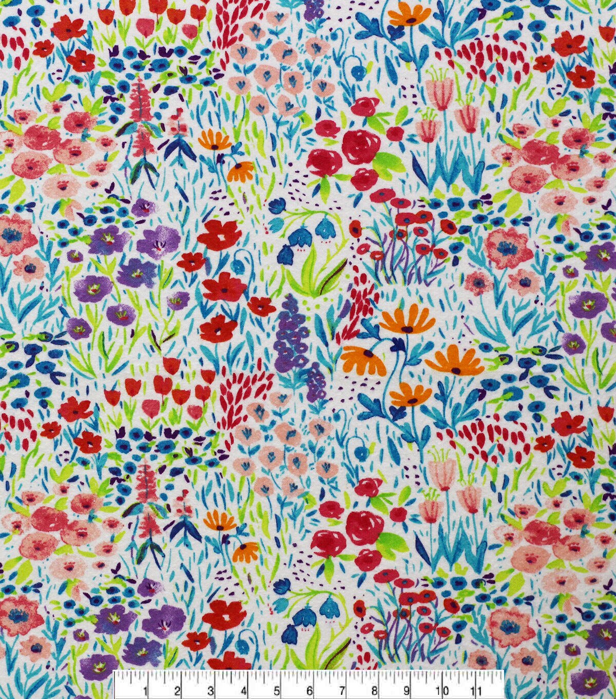 Tiny Floral Super Snuggle Flannel Fabric