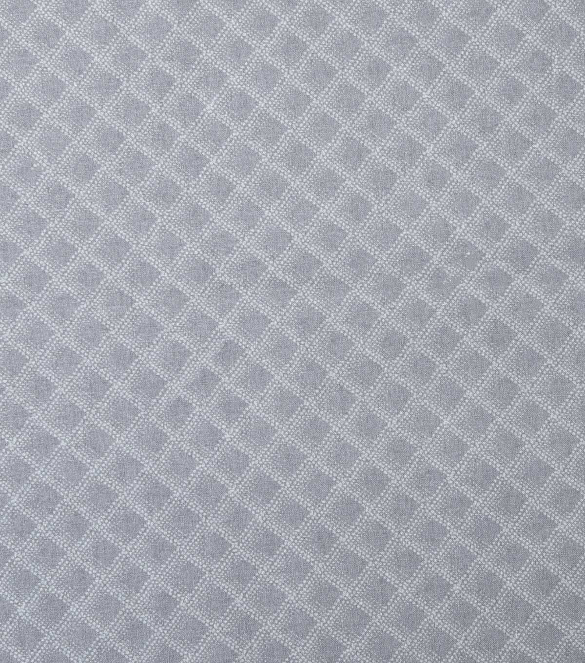 Gray Diamond Quilt Cotton Fabric by Keepsake Calico