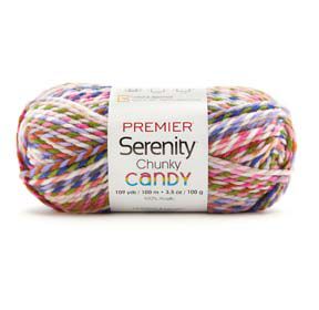 Premier Yarns Serenity Chunky Candy 109yds Bulky Acrylic Yarn