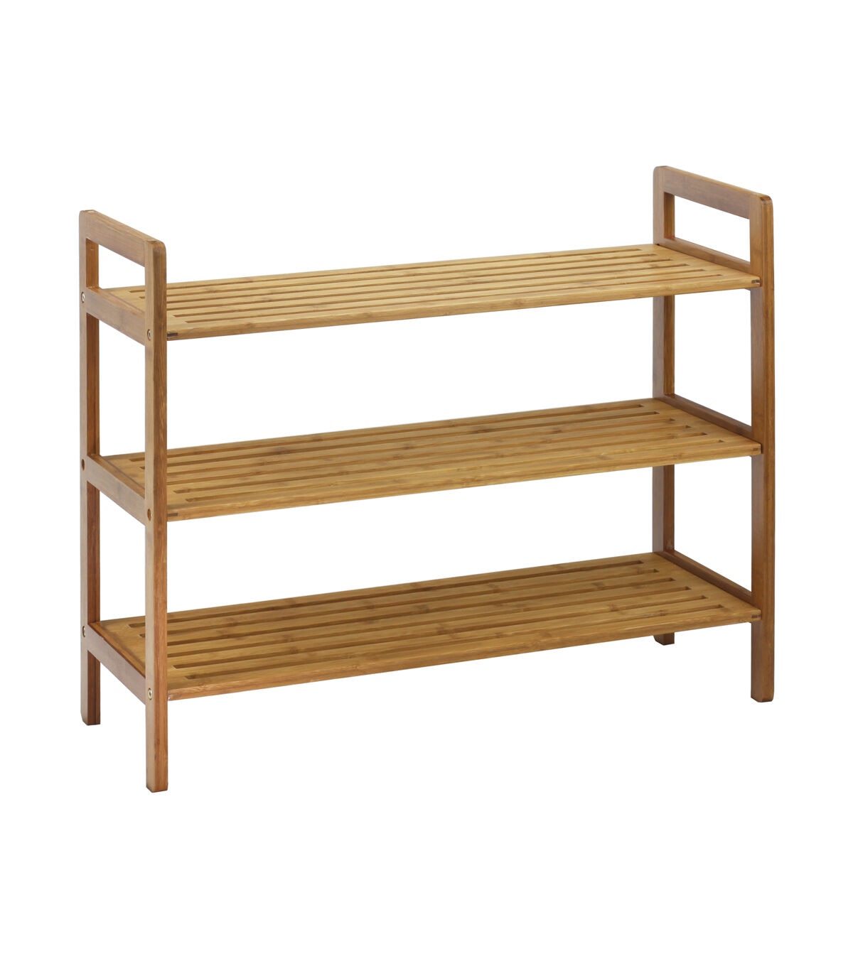 Oceanstar 27 Natural 3 Tier Bamboo Shoe Rack