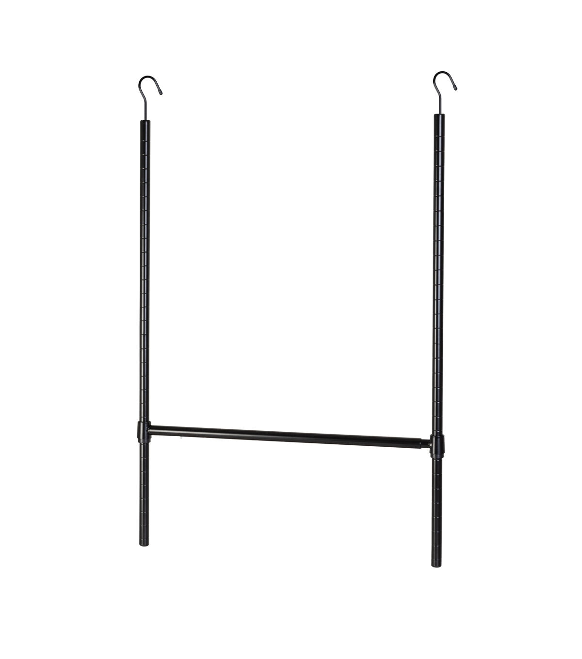 Honey Can Do 23 x 35 Black Clothes Hanging Closet Rod
