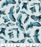 Snow Owls Super Snuggle Flannel Fabric