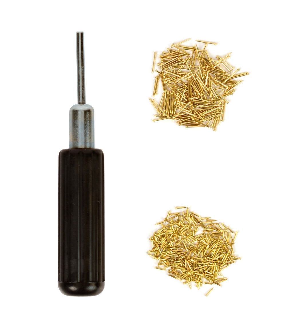 Pack with Magnetic Nailer for Model Building and 5/10 mm Brass Nails