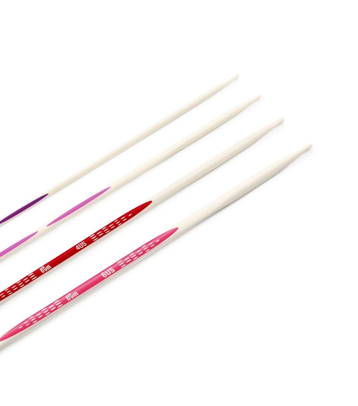 Prym Ergonomics Double Point Knitting Needles Set, Size US 1, 2, 4 & 6