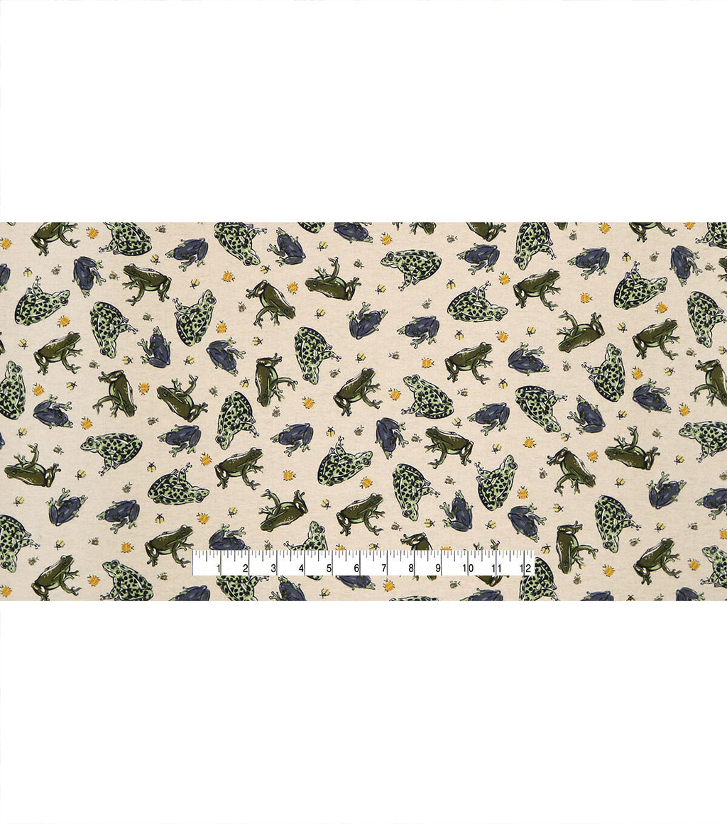 POP! Frogs Super Snuggle Flannel Fabric