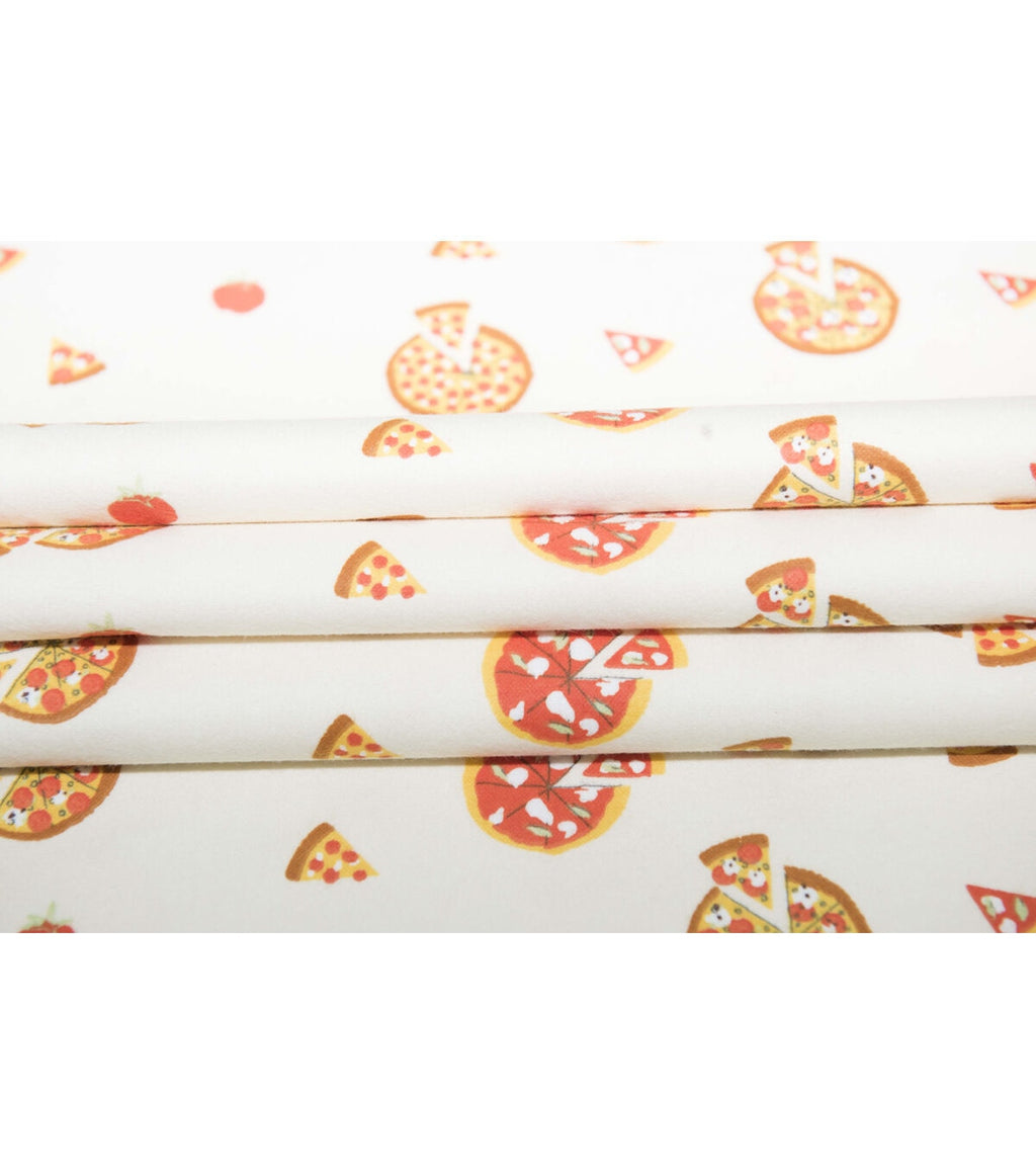 Super Snuggle Pizza Slices Flannel Fabric