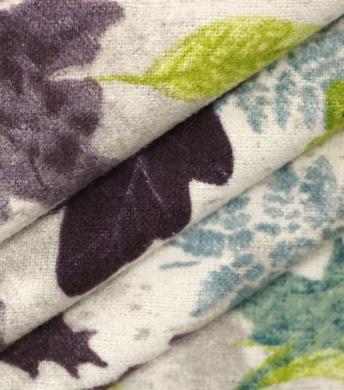 Repeating Leaves Super Snuggle Flannel Fabric