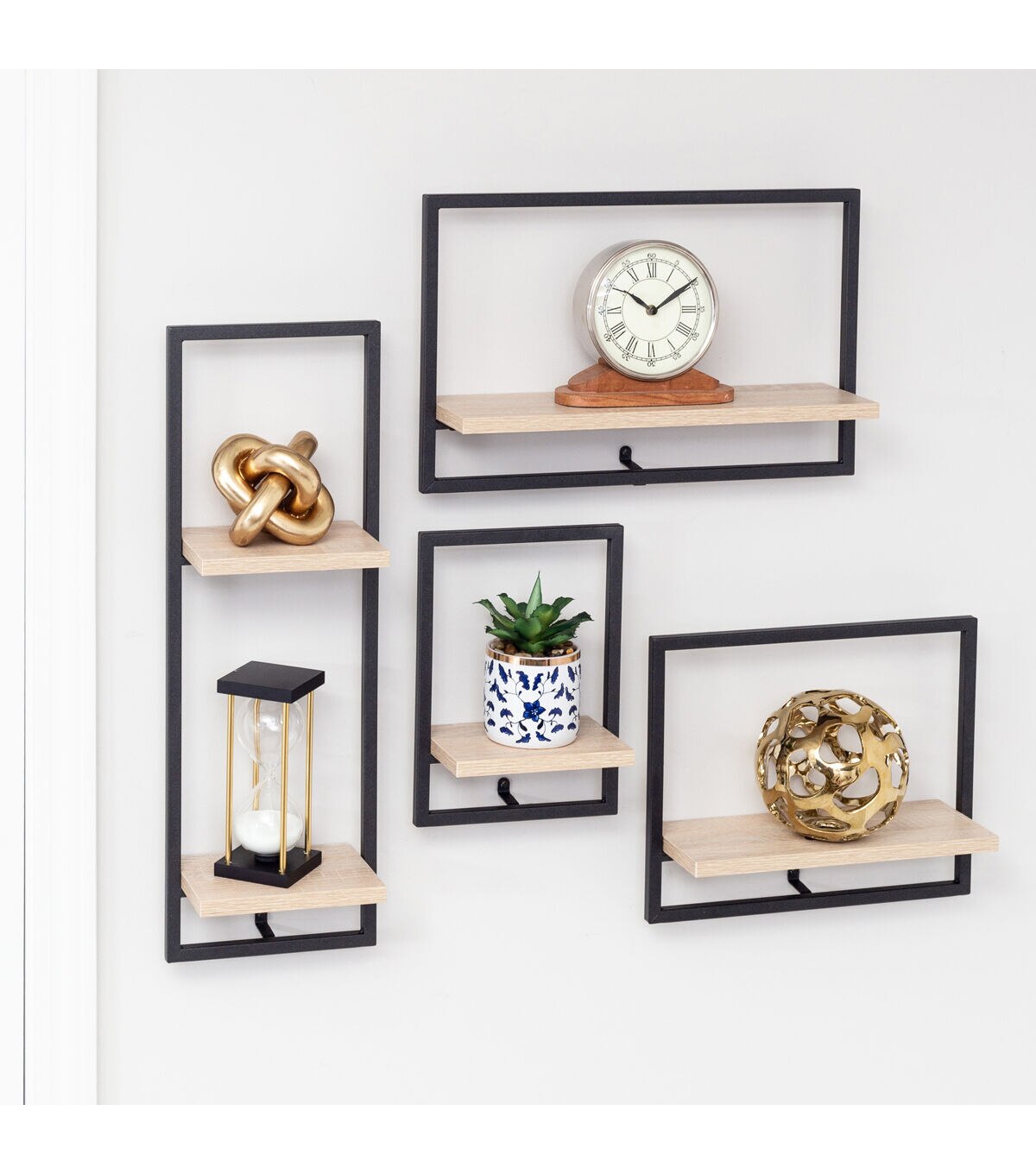 Honey Can Do 17.7 Horizontal Floating Wall Shelf