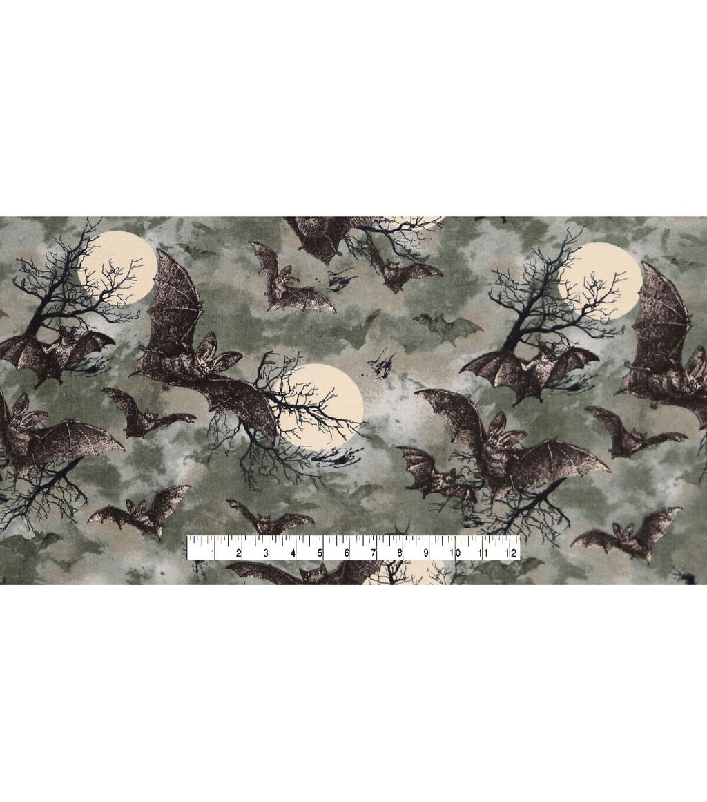 Bats Super Snuggle Flannel Fabric