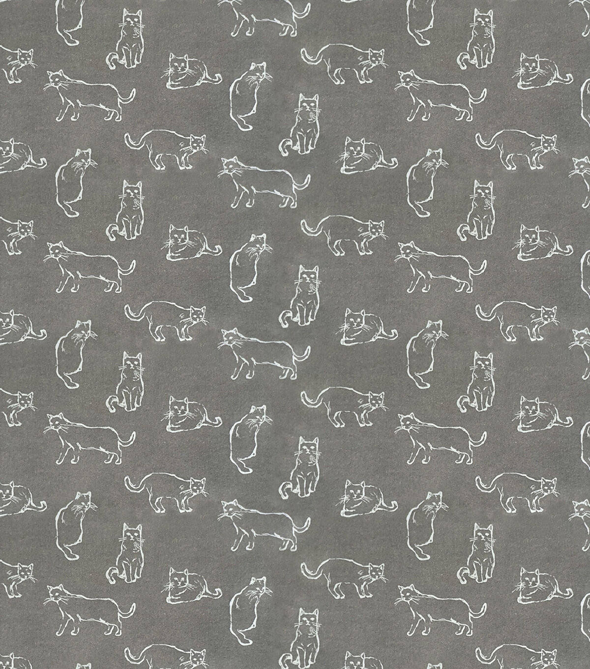 Cats Super Snuggle Flannel Fabric