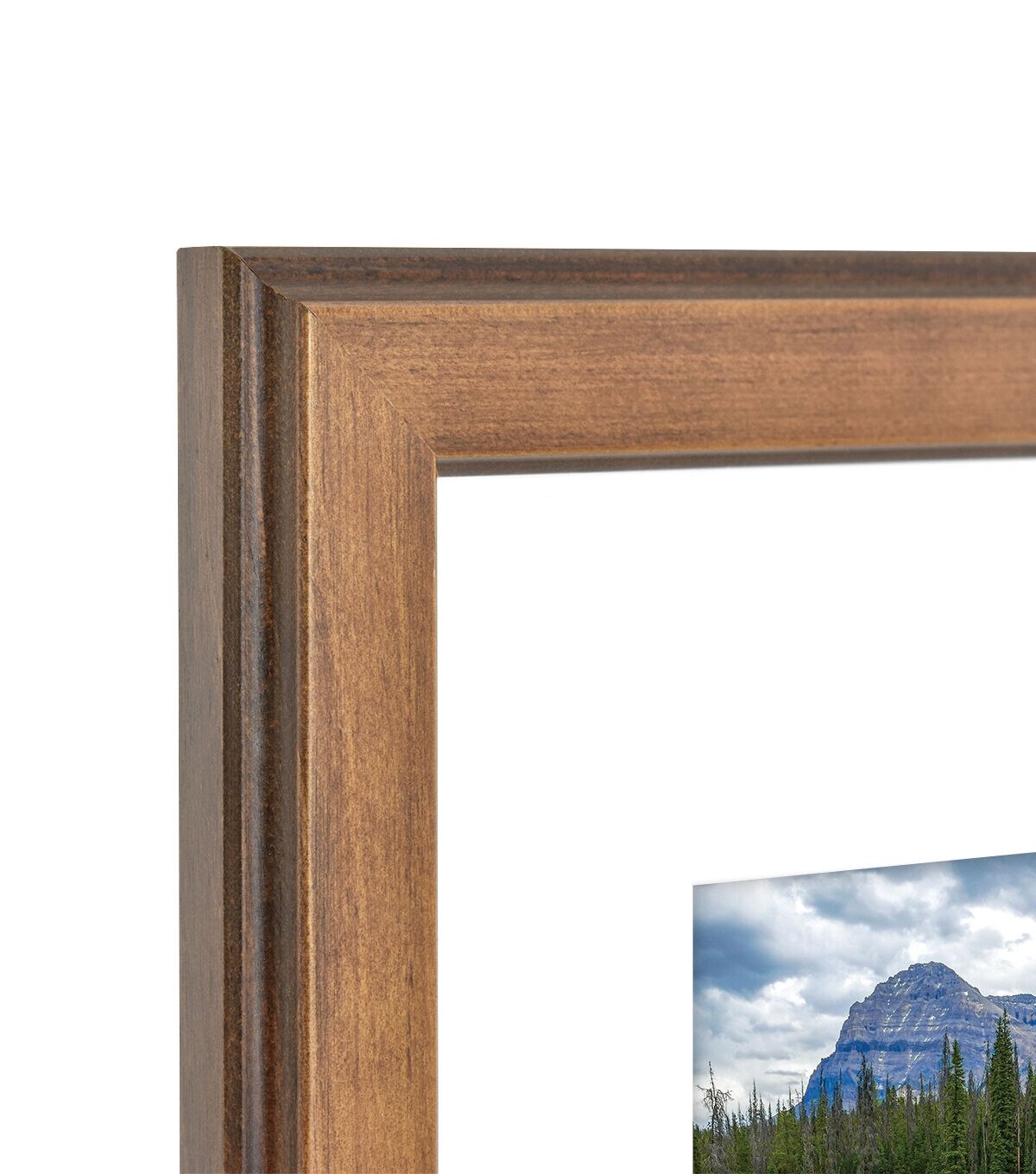 Walden Woods 11x14 Matted to 8x10 Walnut Wall Frame