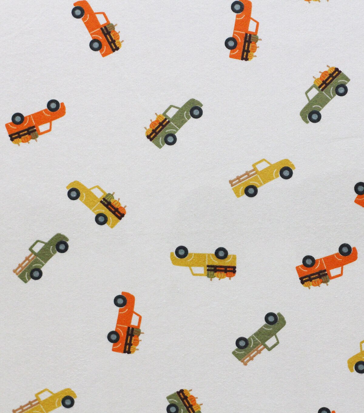 POP! Super Snuggle Fall Trucks Flannel Fabric