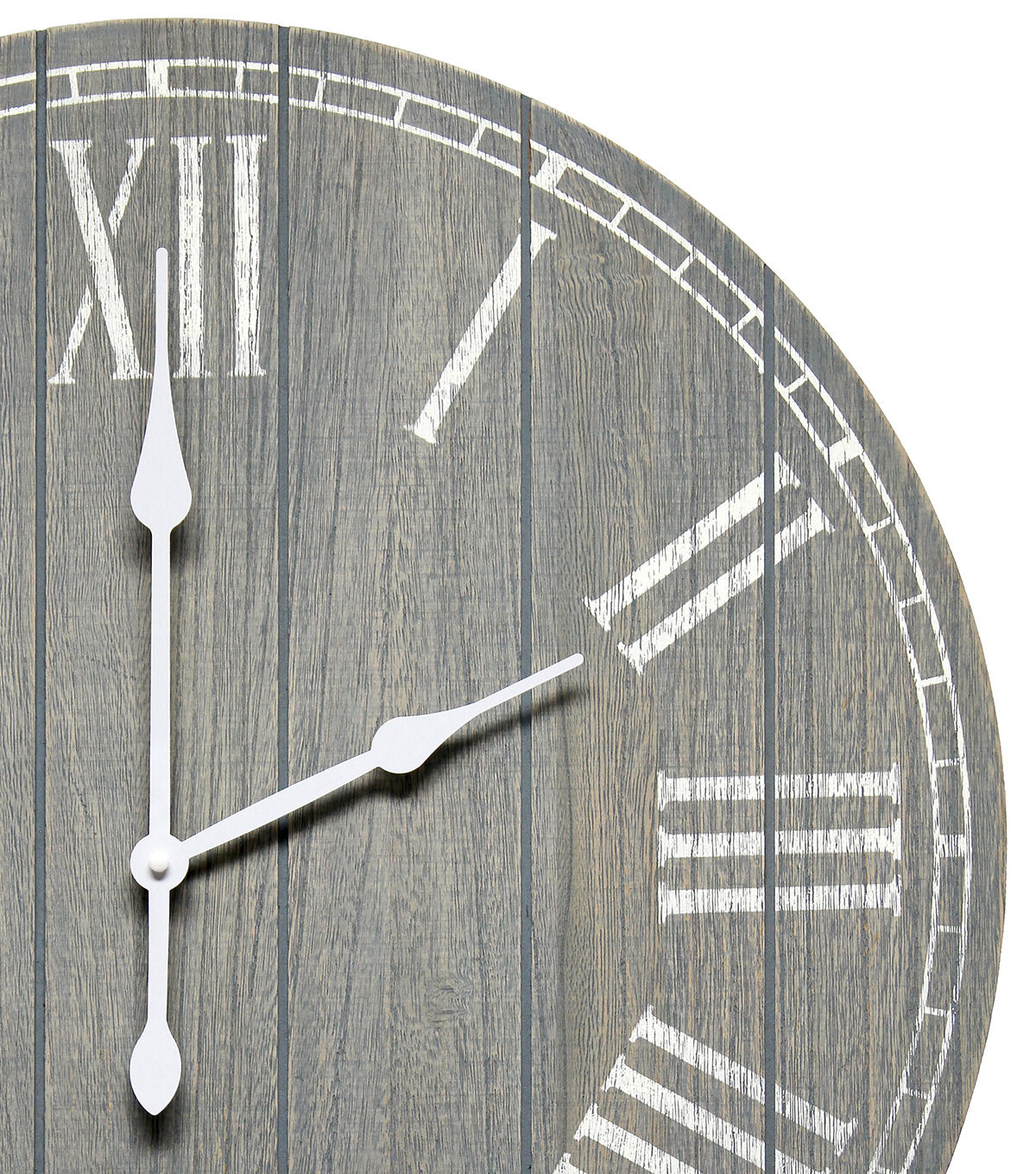 All The Rages Wood Plank 23 Large Rustic Coastal Wall Clock