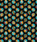 Scooby Doo Flannel Fabric Mystery Coins