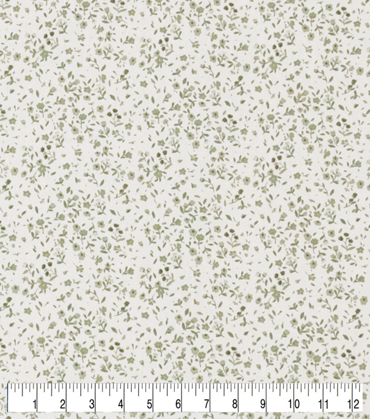 Sage Floral Quilt Cotton Fabric by Keepsake Calico