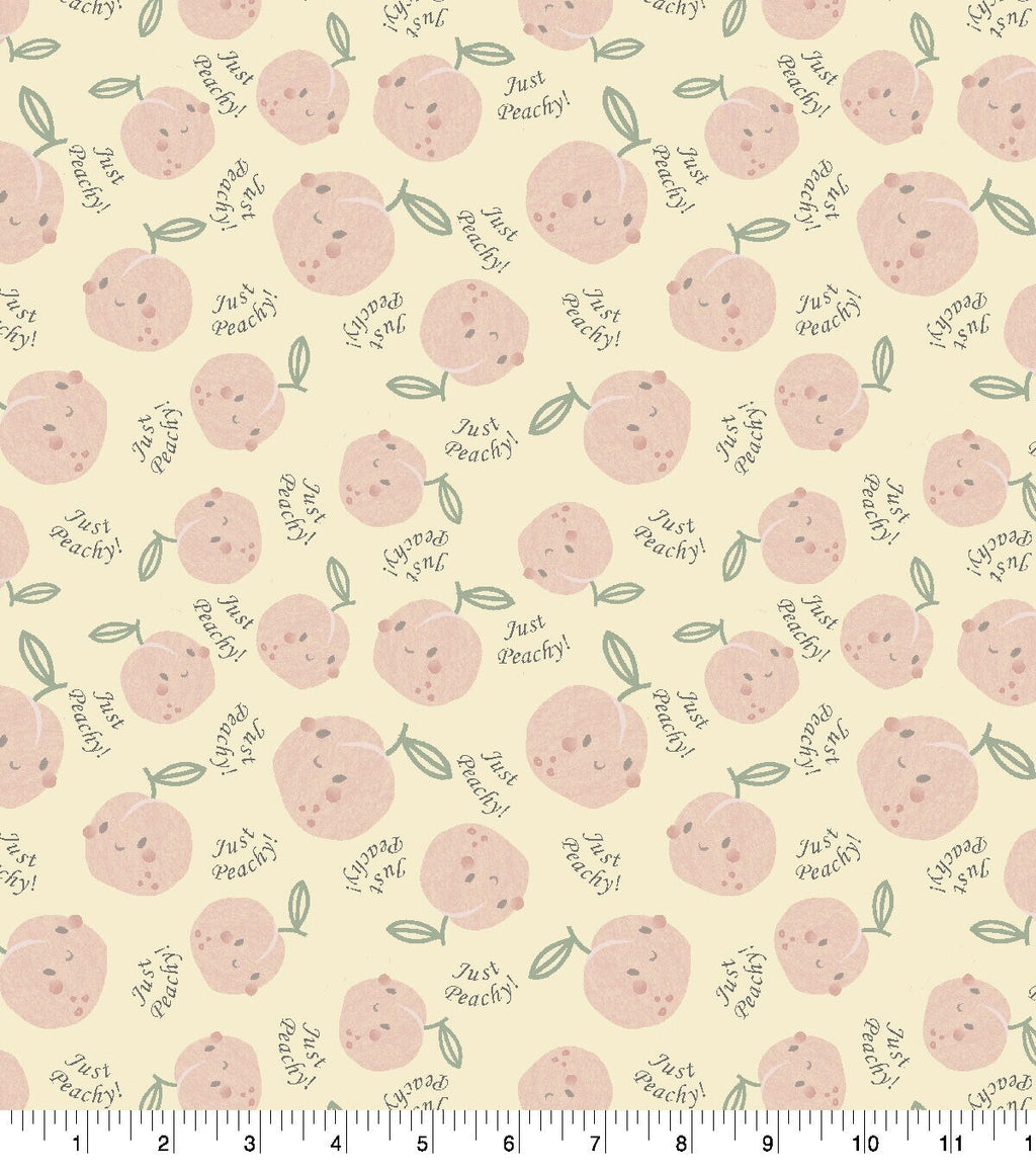 Just Peachy Super Snuggle Flannel Fabric