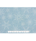 Large Snowflakes Super Snuggle Flannel Fabric