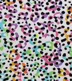 Rainbow Leopard Super Snuggle Flannel Fabric