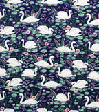 Curious Swans Super Snuggle Flannel Fabric