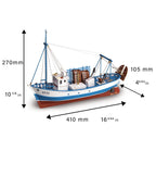 Mare Nostrum. 1:35 Wooden Model Fishing Ship Kit