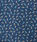 Thread Navy Super Snuggle Flannel Fabric