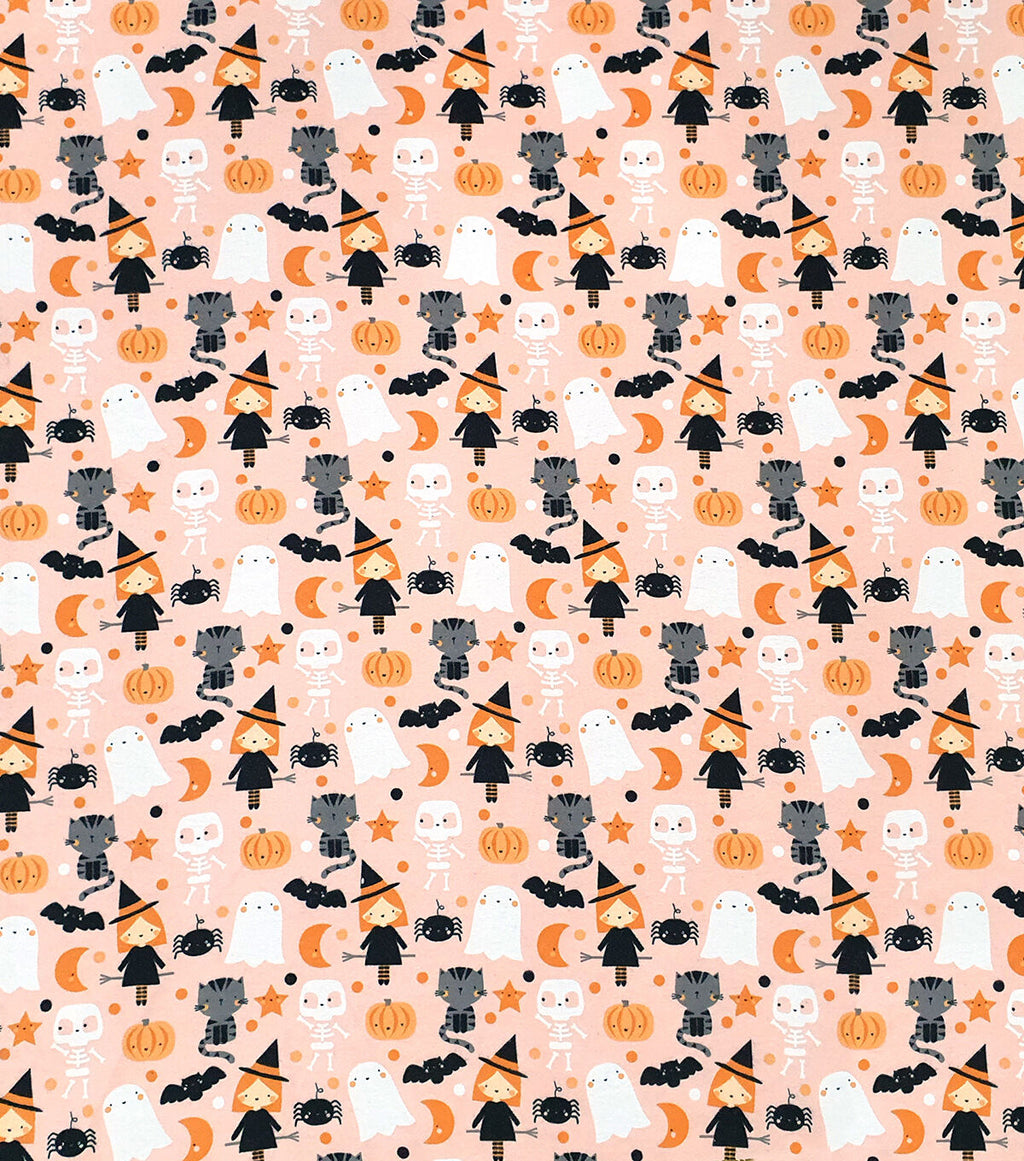 Girl Halloween Super Snuggle Flannel Fabric