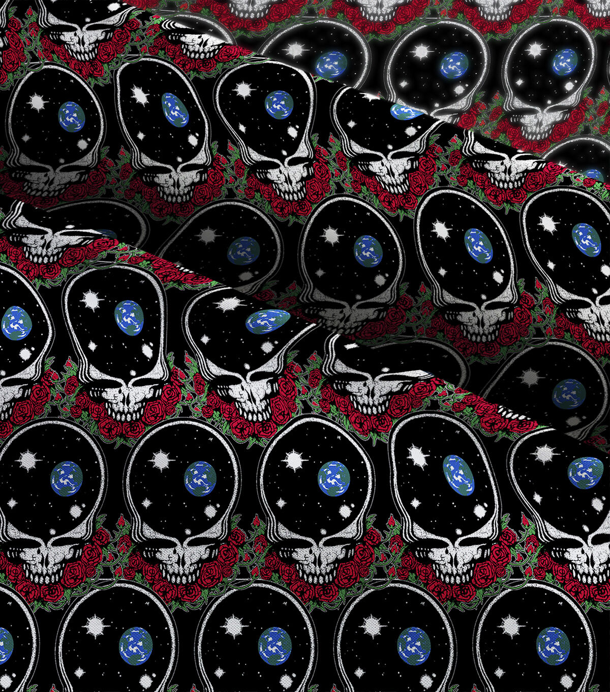 Grateful Dead Cotton Fabric Space Your Face