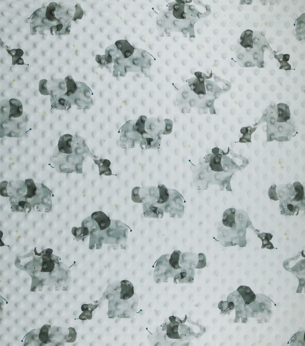 Soft & Minky Elephant Fleece Fabric