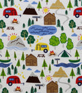 Camping Super Snuggle Flannel Fabric