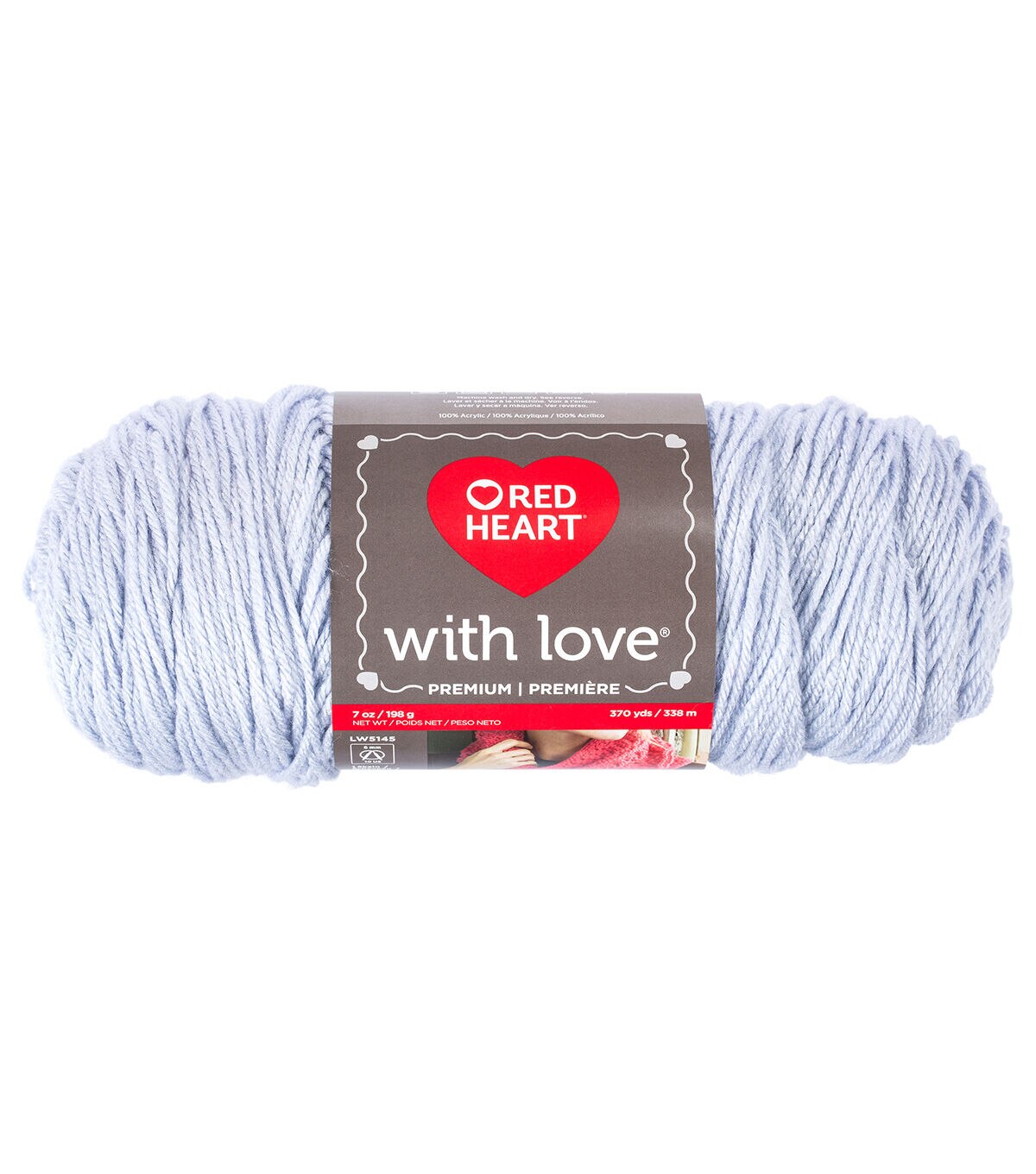 Red Heart With Love 370yds Worsted Acrylic Yarn