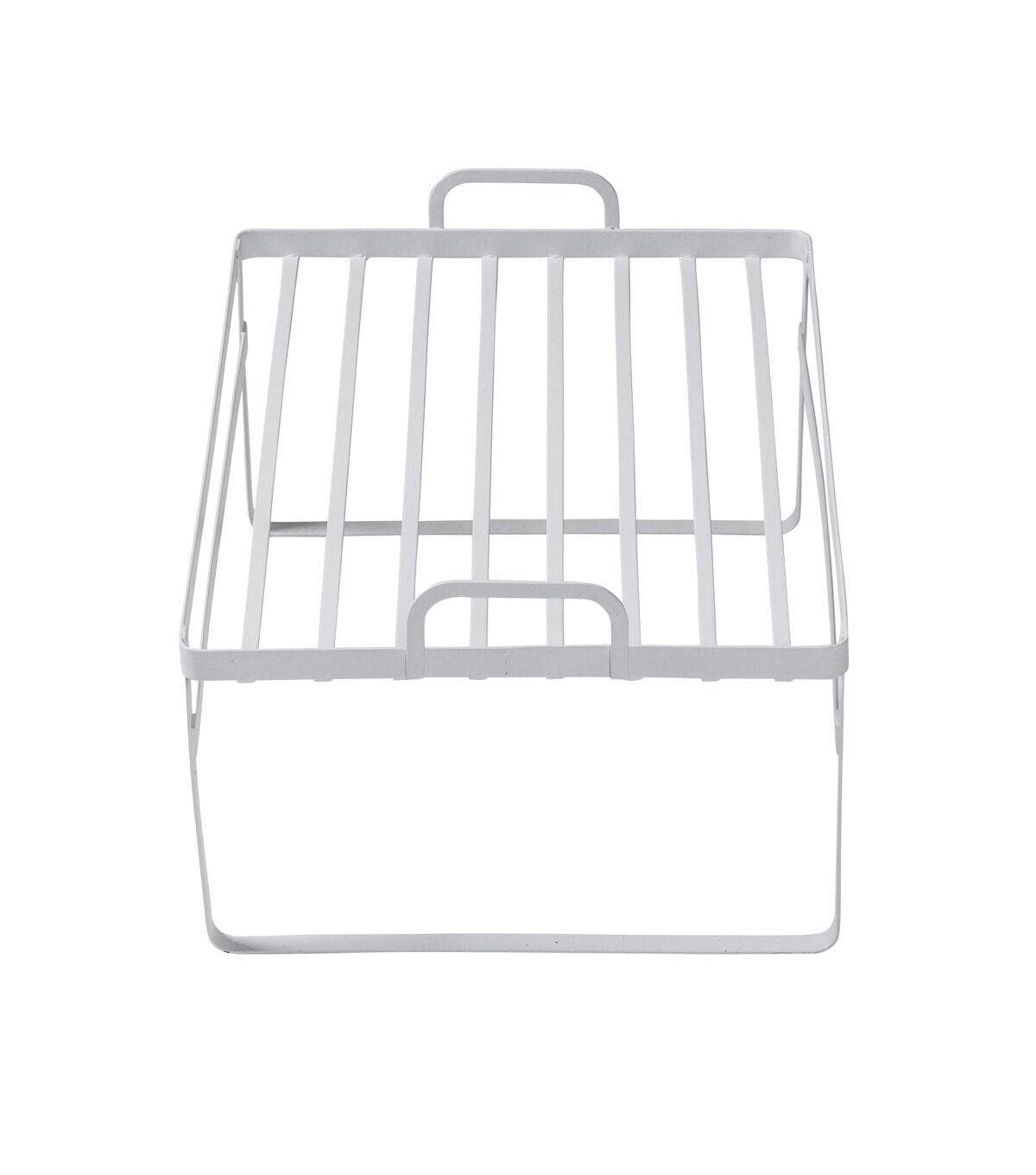 Honey Can Do 15 x 10 White Stackable Cabinet Shelves 2pk