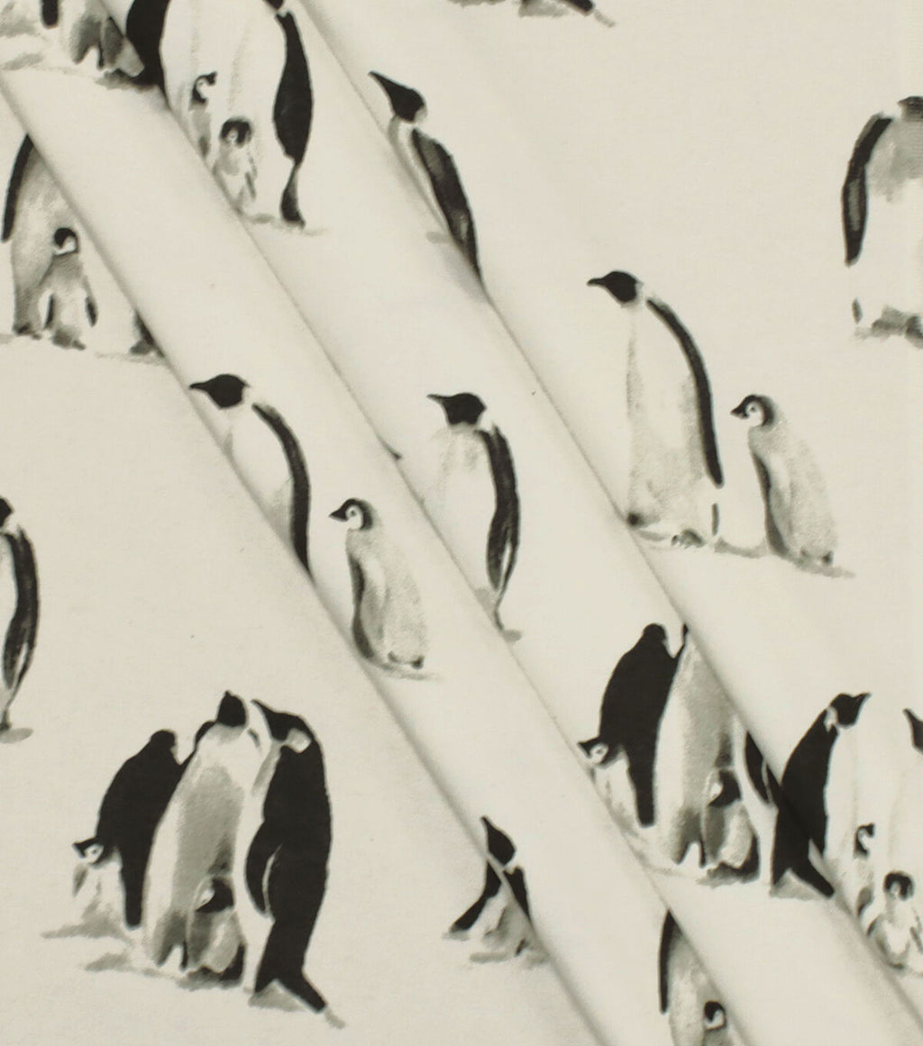 Penguins Super Snuggle Christmas Flannel Fabric